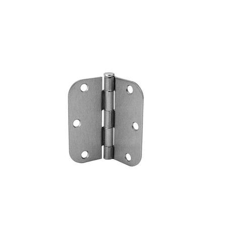 Heat Wave RPB73535-58-633 3.5 x 3.5 in. Brushed Brass Residential Hinge 0.62 in. Radius HE2950622